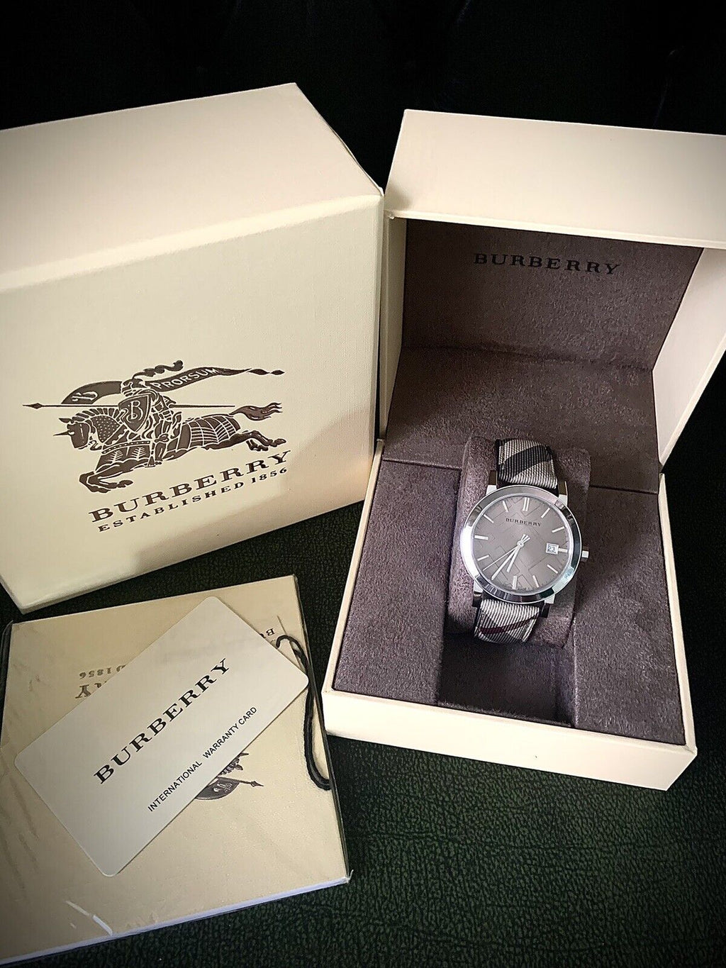 Burberry BU9029 Men’s Watch – Beige Dial 