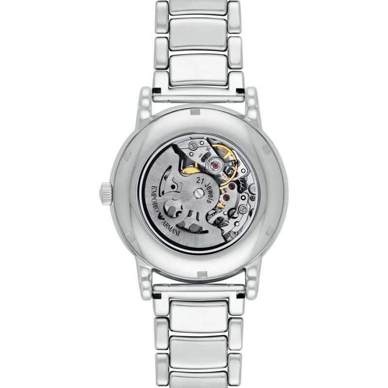 Emporio Armani AR1980 - Skeleton Dial Automatic Watch 