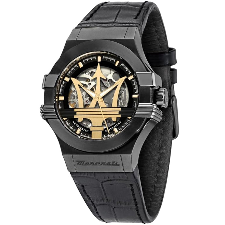 Maserati Potenza Automatic Skeleton Dial Men's Watch R8821108036