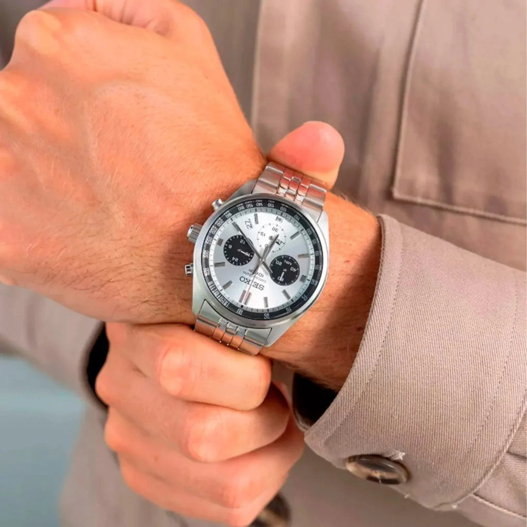 Seiko Chronograph SSB425P1 "Panda" Men’s Quartz Watch