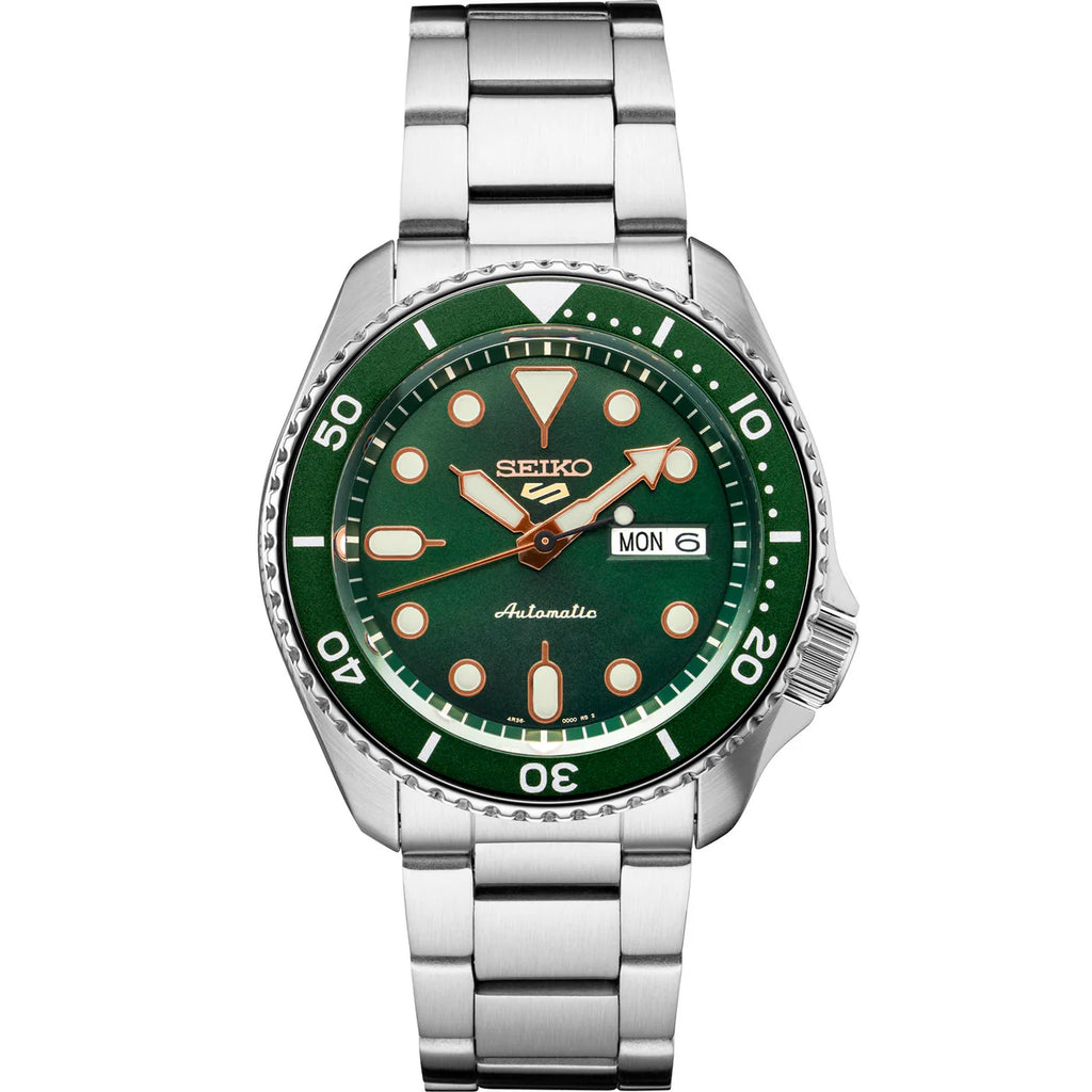 SRPD63K1 Seiko 5 Sports - Green Dial Dive Watch | Time Horizon