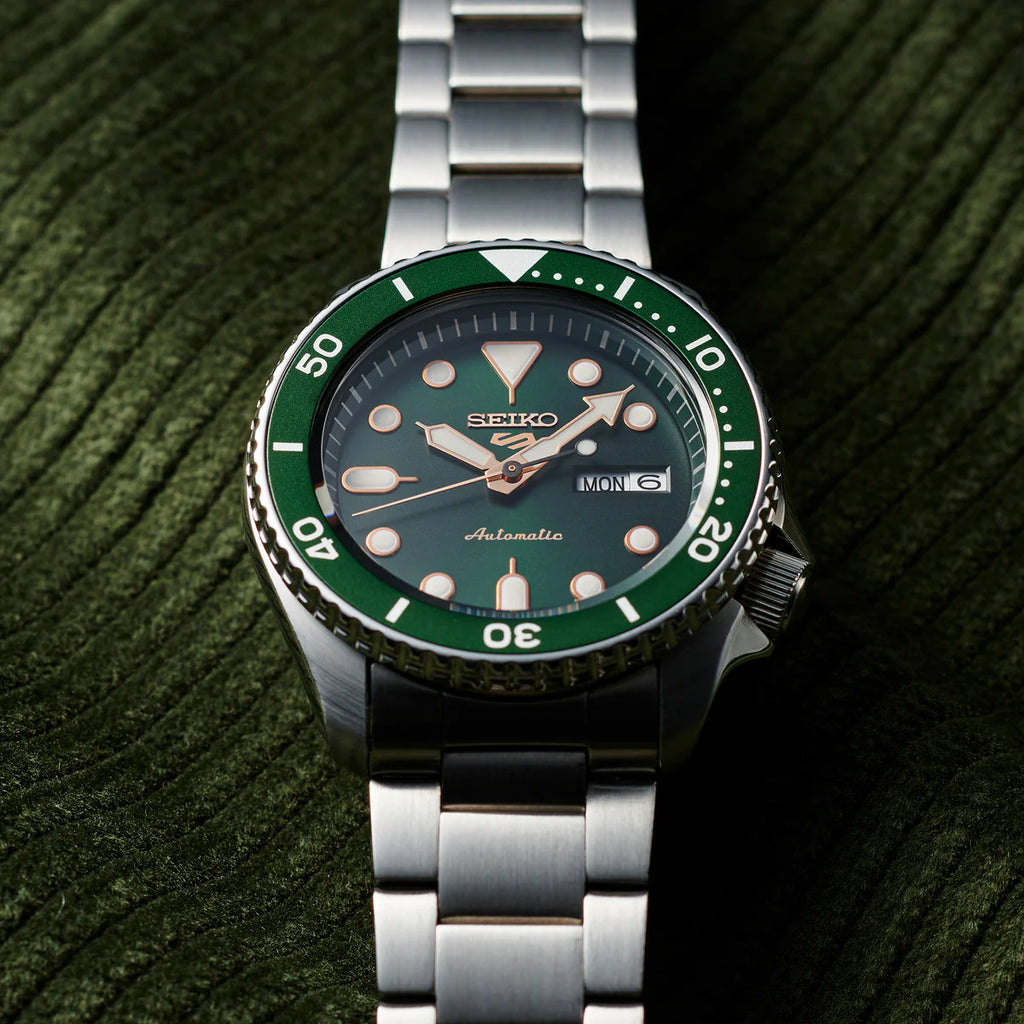 SRPD63K1 Seiko 5 Sports - Green Dial Dive Watch | Time Horizon