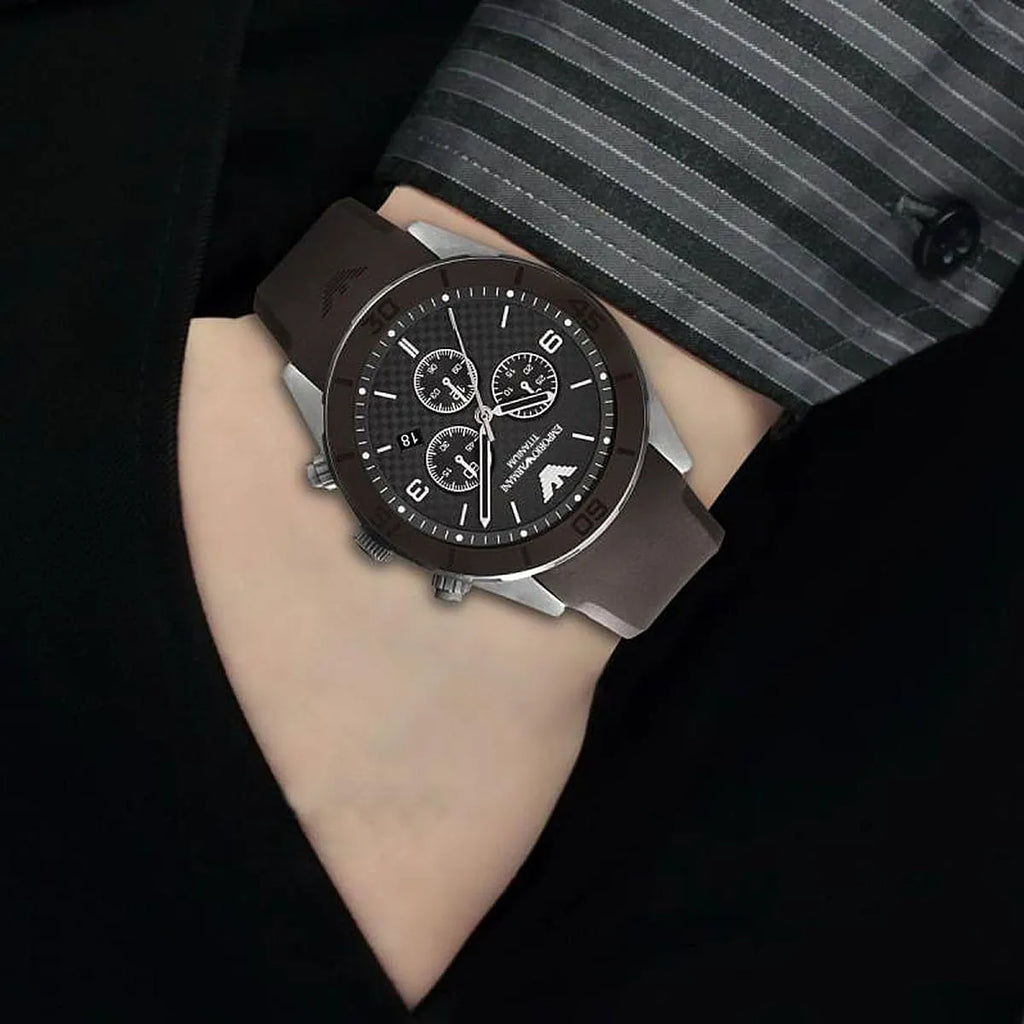 Emporio Armani Sportivo AR9501 - Titanium Chronograph Watch