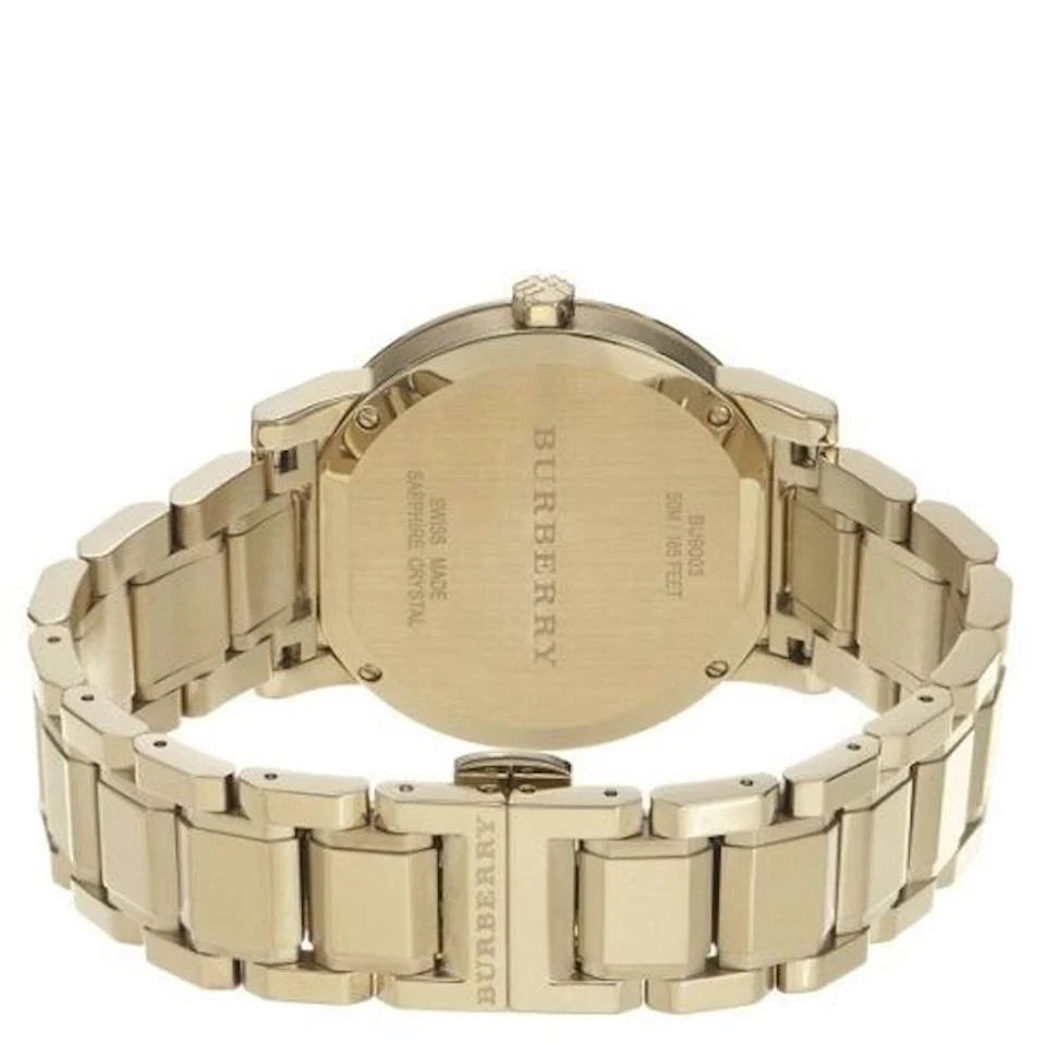 Burberry BU9003 Gold Unisex Watch - Time Horizon