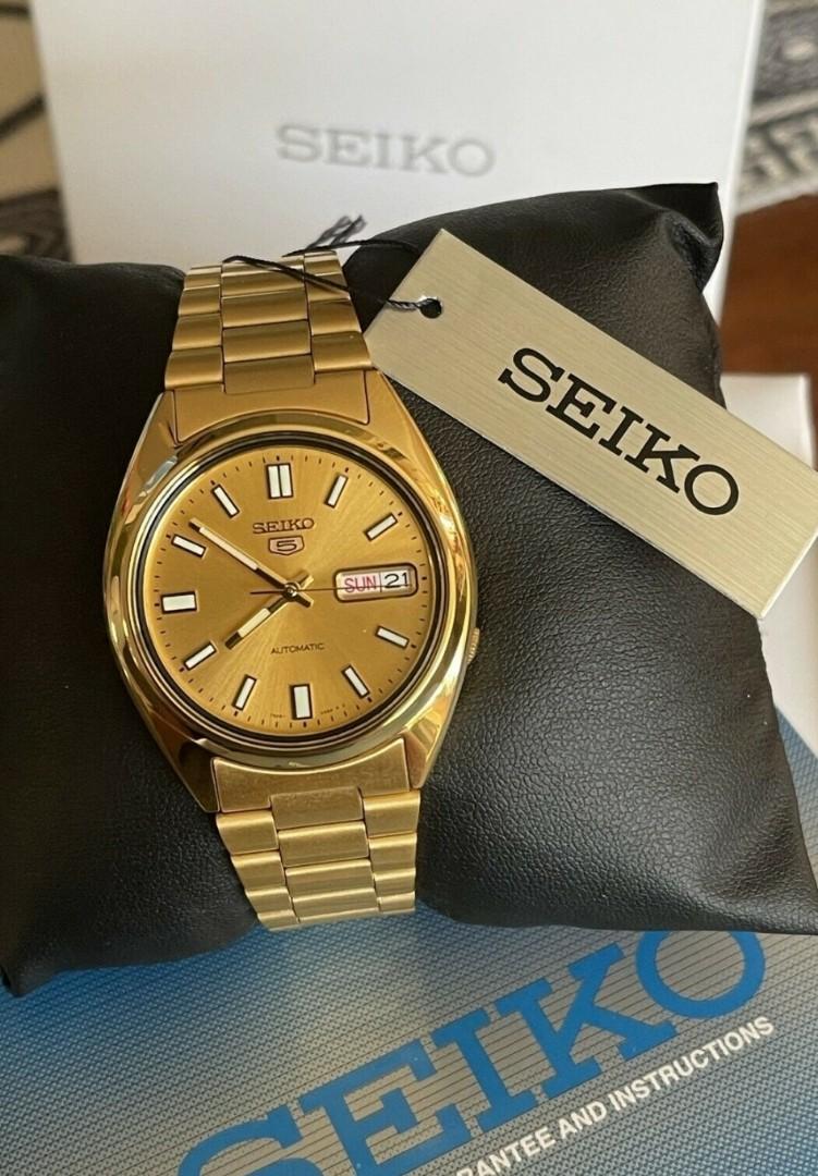 Seiko 5 SNXS80K1 Gold Automatic Men’s Watch