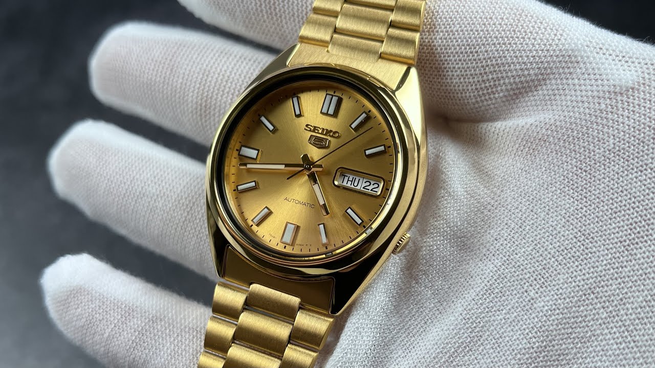 Seiko 5 SNXS80K1 Gold Automatic Men’s Watch