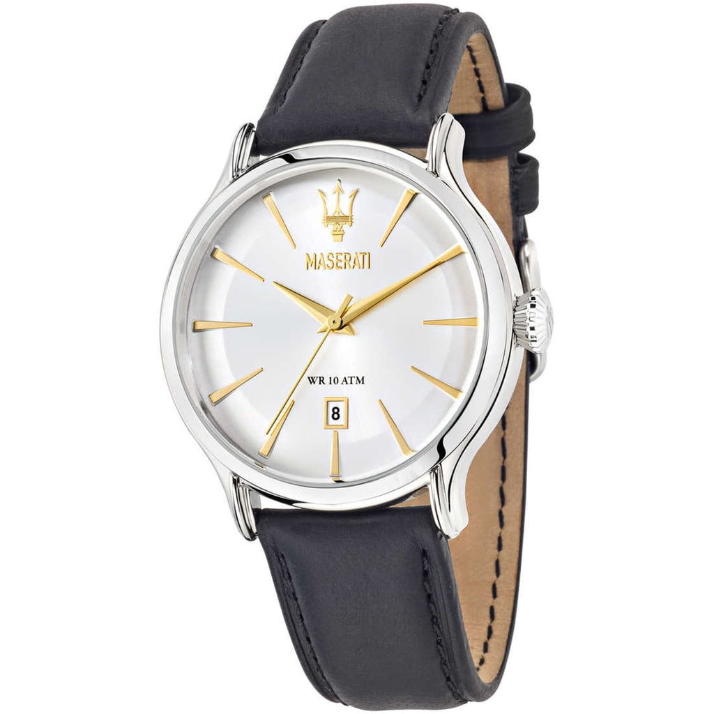 R8851118002 Maserati Epoca Watch - Leather Strap Elegance