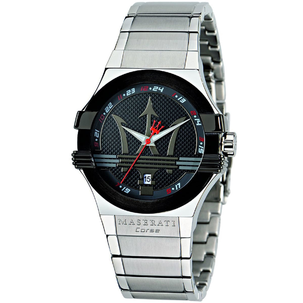 Maserati Potenza R8853108001 – Men's Watch in Black Steel