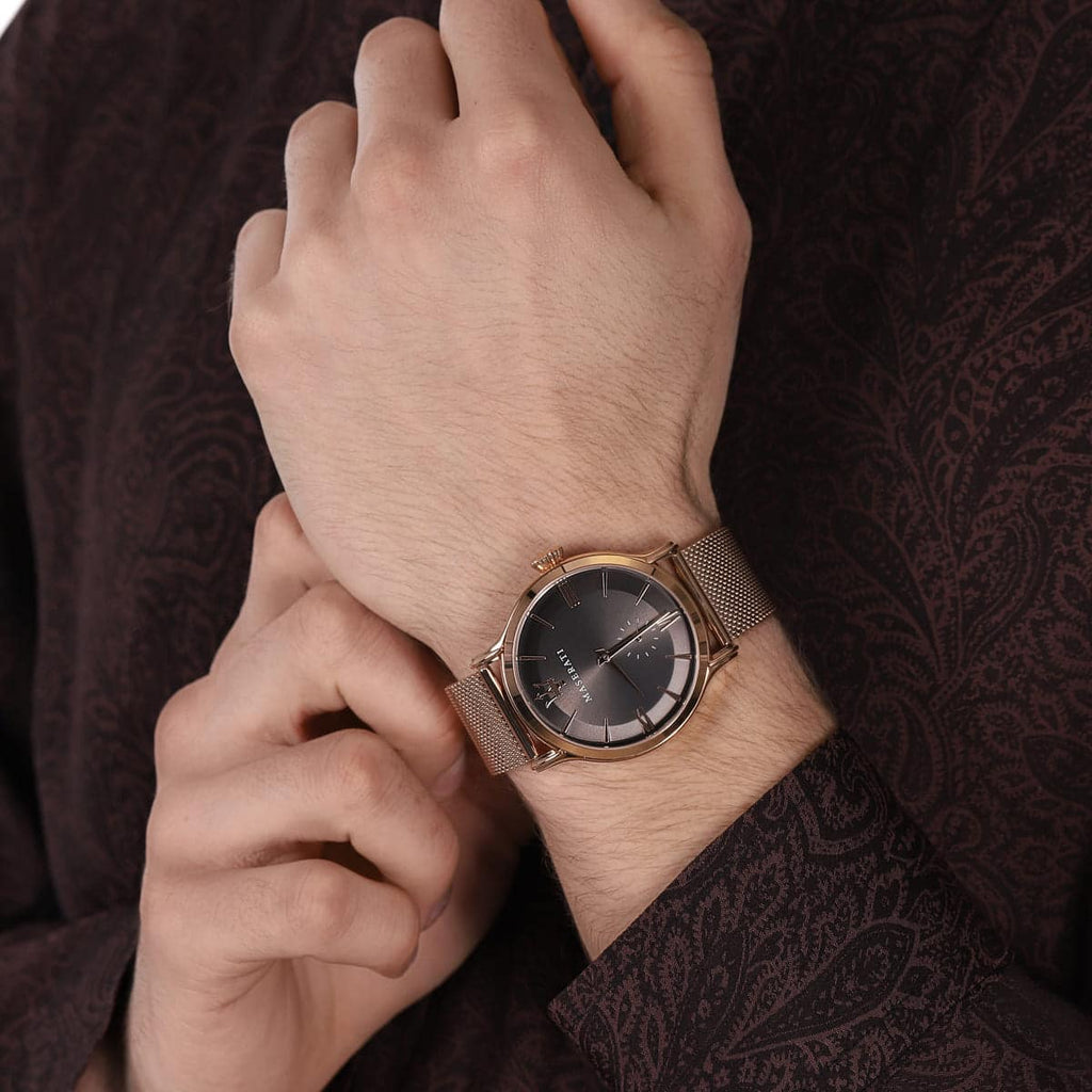 R8853118004 Maserati Epoca - Rose Gold Mesh Watch