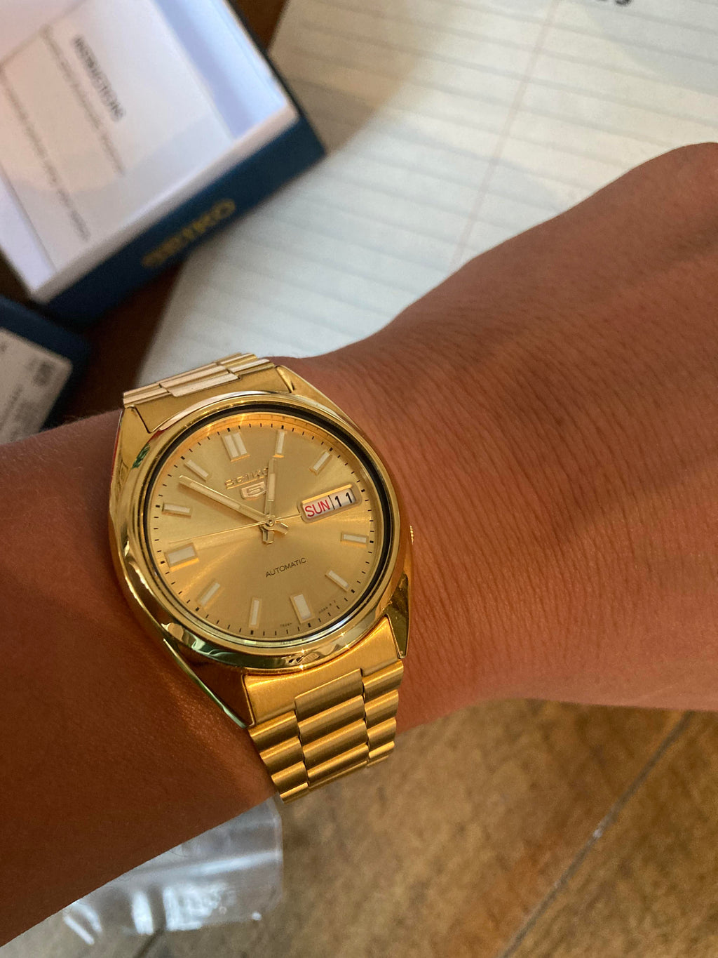 Seiko 5 SNXS80K1 Gold Automatic Men’s Watch