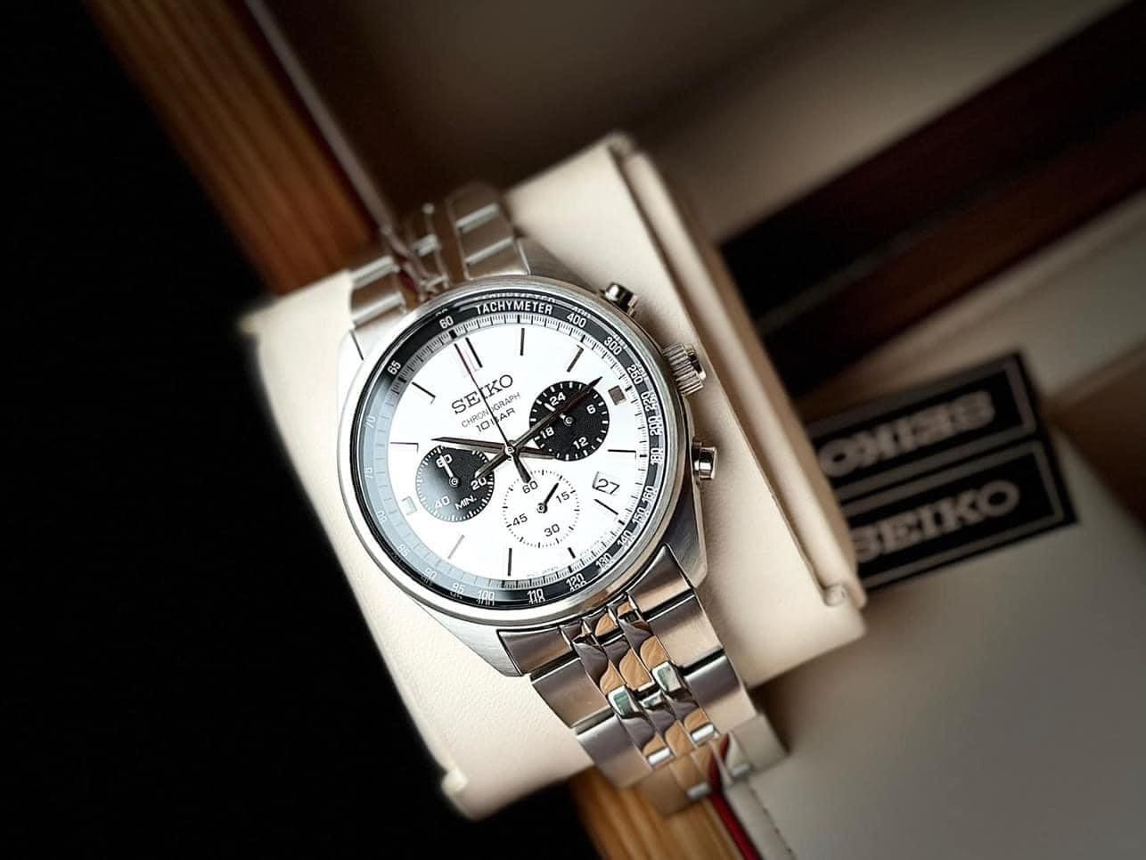 Seiko Chronograph SSB425P1 "Panda" Men’s Quartz Watch